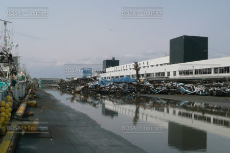 石巻水産物卸売市場津波被害 石巻水産物卸売市場津波被害