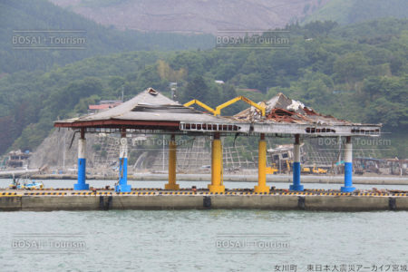 津波被害 観光桟橋 津波被害 観光桟橋