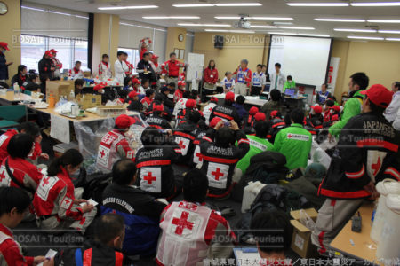 救護班のミーティング